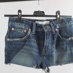Asos Denim Low Rise Shorts Size 4